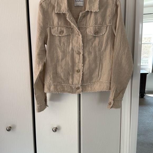Tommy Bahama Two Palms Raw Edge Linen Jacket - Picture 3 of 3